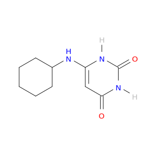 2,4(1H,3H)-Pyrimidinedione, 6-(cyclohexylamino)-