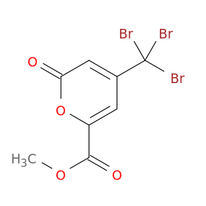 2H-Pyran-6-carboxylic acid, 2-oxo-4-(tribromomethyl)-, methyl ester