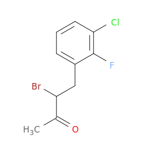 3-bromo-4-(3-chloro-2-fluorophenyl)butan-2-one