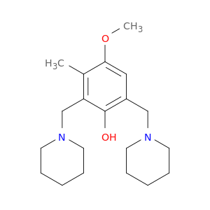 4-methoxy-3-methyl-2,6-bis(piperidin-1-ylmethyl)phenol