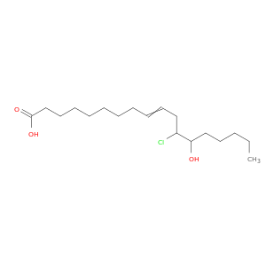 9-Octadecenoic acid, 12-chloro-13-hydroxy-