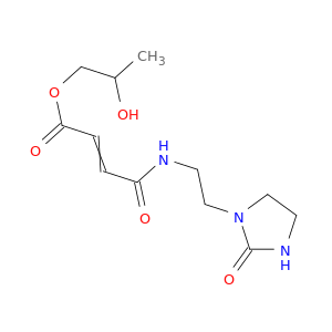 2-羟丙基4-氧代-4-[[2-(2-氧代-1-咪唑烷基)乙基]氨基]-2-丁酸盐