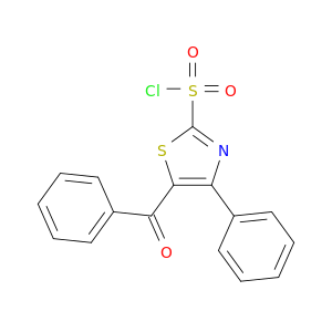 2-Thiazolesulfonyl chloride, 5-benzoyl-4-phenyl-