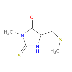 4-Imidazolidinone, 3-methyl-5-[(methylthio)methyl]-2-thioxo-