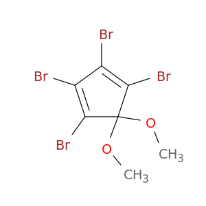 1,3-Cyclopentadiene, 1,2,3,4-tetrabromo-5,5-dimethoxy-