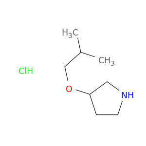 3-(2-甲基丙氧基)吡咯烷盐酸