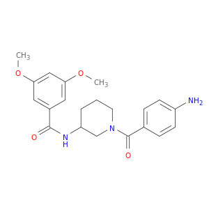 Benzamide,N-[1-(4-aminobenzoyl)-3-piperidinyl]-3,5-dimethoxy-