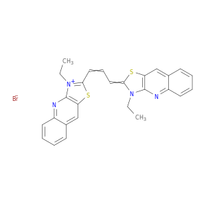 Thiazolo(4,5-b)quinolinium, 3-ethyl-2-(3-(3-ethylthiazolo(4,5-b)quinolin-2(3H)-ylidene)-1-propenyl)-, bromide