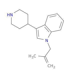 1H-Indole, 1-(2-methyl-2-propenyl)-3-(4-piperidinyl)-