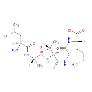 L-Methionine, N-[N-[N-(N-L-leucyl-L-alanyl)-L-threonyl]glycyl]-