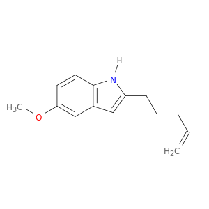 1H-Indole, 5-methoxy-2-(4-pentenyl)-