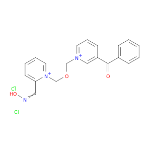 1-(((3-BENZOYLPYRIDINIO)METHOXY)METHYL)-2-((HYDROXYIMINO)METHYL)PYRIDINIUM DICHLORIDE