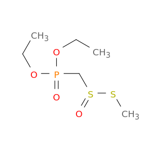 Phosphonic acid, [(methylthio)sulfinylmethyl]-, diethyl ester
