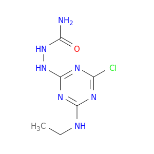 Hydrazinecarboxamide, 2-[4-chloro-6-(ethylamino)-1,3,5-triazin-2-yl]-