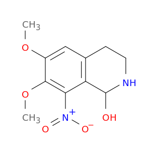 1-Isoquinolinol, 1,2,3,4-tetrahydro-6,7-dimethoxy-8-nitro-