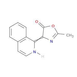 5(4H)-Oxazolone, 4-(1(2H)-isoquinolinylidene)-2-methyl-