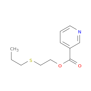 3-Pyridinecarboxylicacid, 2-(propylthio)ethyl ester