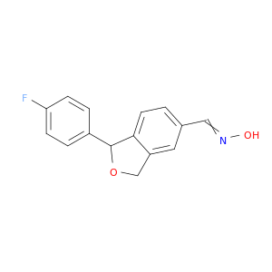 5-Isobenzofurancarboxaldehyde, 1-(4-fluorophenyl)-1,3-dihydro-, oxime