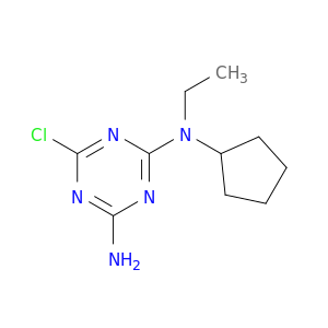 6-氯-N2-环戊基-N4-乙基-1,3,5-三嗪-2,4-二胺