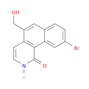 Benz[h]isoquinolin-1(2H)-one, 9-bromo-5-(hydroxymethyl)-