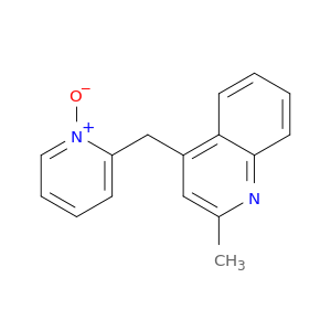 Quinoline,2-methyl-4-[(1-oxido-2-pyridinyl)methyl]-