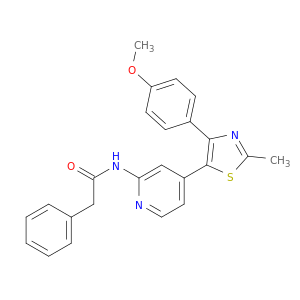 N-[4-[4-(4-METHOXYPHENYL)-2-METHYL-1,3-THIAZOL-5-YL]-2-PYRIDYL]PHENYLACETAMIDE