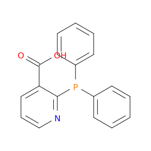 3-Pyridinecarboxylic acid, 2-(diphenylphosphino)-