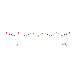 2-Pentanone,5-[[2-(acetyloxy)ethyl]thio]-