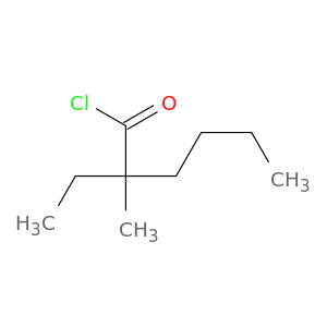 Hexanoyl chloride, 2-ethyl-2-methyl-