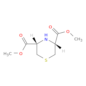3,5-Thiomorpholinedicarboxylic acid, dimethyl ester, cis-