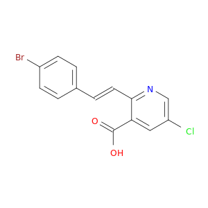 (E)-2-(4-BROMOSTYRYL)-5-CHLORONICOTINIC ACID