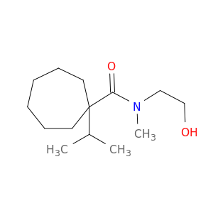 N-(2-羟乙基)-N-甲基-1-(1-甲基乙基)环庚烷羧酰胺