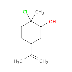 Cyclohexanol, 2-chloro-2-methyl-5-(1-methylethenyl)-