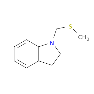 1H-Indole, 2,3-dihydro-1-[(methylthio)methyl]-