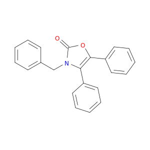 2(3H)-Oxazolone, 4,5-diphenyl-3-(phenylmethyl)-