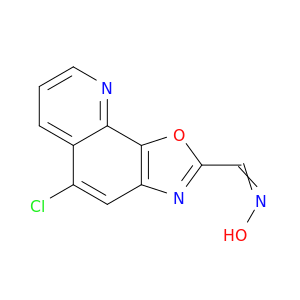 Oxazolo[4,5-h]quinoline-2-carboxaldehyde, 5-chloro-, oxime