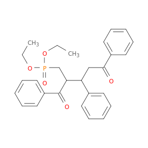 Phosphonic acid, (2-benzoyl-5-oxo-3,5-diphenylpentyl)-, diethyl ester