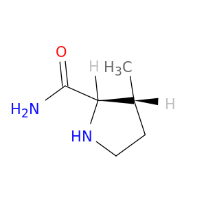 2-Pyrrolidinecarboxamide, 3-methyl-, trans-