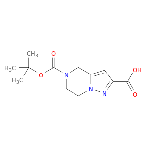 5-(叔丁氧基羰基)-4,5,6,7-四氢吡唑[1,5-a]吡嗪-2-羧酸