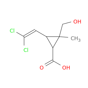 Cyclopropanecarboxylicacid, 3-(2,2-dichloroethenyl)-2-(hydroxymethyl)-2-methyl-