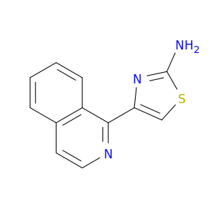 4-(1-异喹啉基)-2-噻唑胺