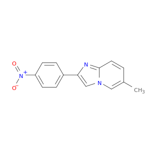 Imidazo[1,2-a]pyridine, 6-methyl-2-(4-nitrophenyl)-