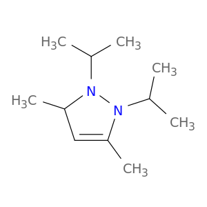1H-Pyrazole, 2,3-dihydro-3,5-dimethyl-1,2-bis(1-methylethyl)-