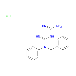 Imidodicarbonimidicdiamide, N-phenyl-N-(phenylmethyl)-, hydrochloride (1:1)
