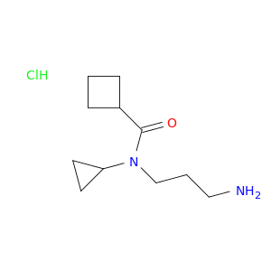 环丁烷羧酰胺,N-(3-氨基丙基)-N-环丙基-,盐酸盐(1：1)