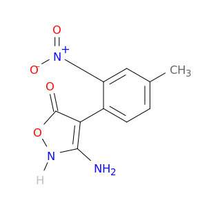 5(2H)-Isoxazolone, 3-amino-4-(4-methyl-2-nitrophenyl)-