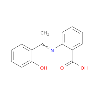 Benzoic acid, 2-[[1-(2-hydroxyphenyl)ethylidene]amino]-