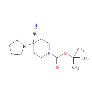 tert-Butyl 4-cyano-4-(pyrrolidin-1-yl)piperidine-1-carboxylate