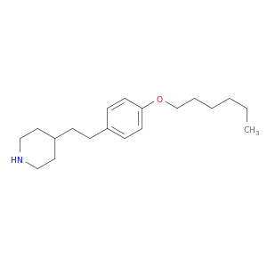 Piperidine, 4-[2-[4-(hexyloxy)phenyl]ethyl]-