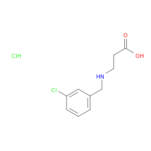 3-{[(3-chlorophenyl)methyl]amino}propanoic acid hydrochloride